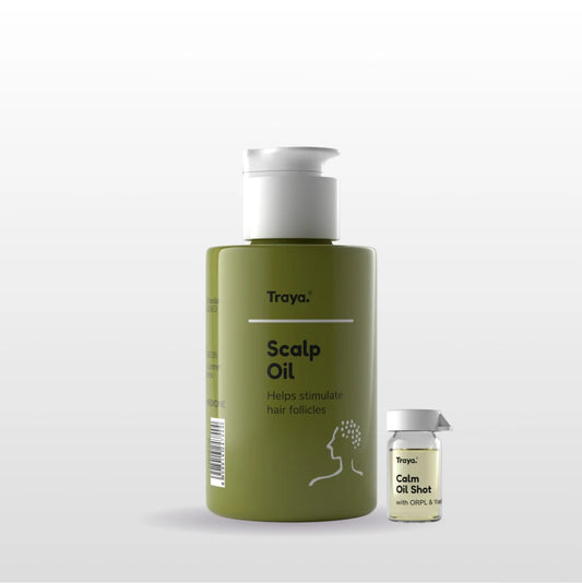 Scalp Oil 100ml with Calm Oil Shot  | Contains ORPL and Ylang Ylang