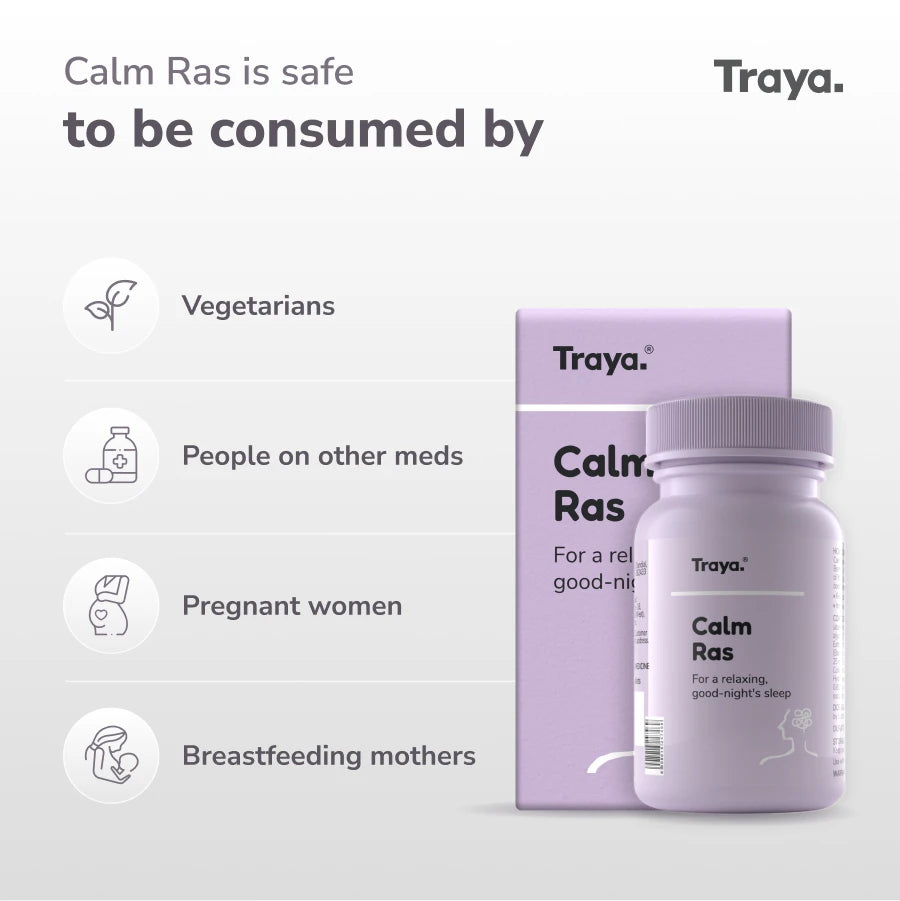 Calm Ras | 100% Herbal Actives | Helps manage Anxiety & Stress